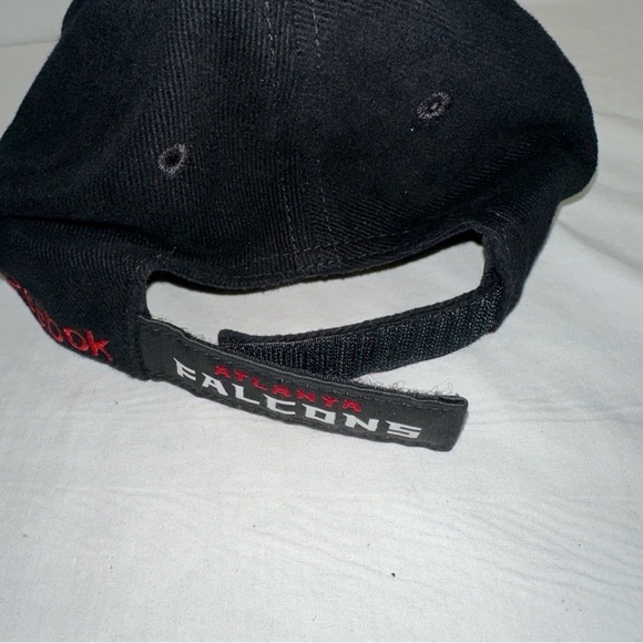 Reebok Hat Men's Black Red Atlanta Falcons NFL Embroidered Snapback Logo Cap - Picture 9 of 10